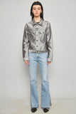 Chaqueta denim  gris marithe francois talla S 542