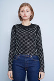 Blusa Negro Faded Rose Talla M Image 0