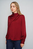 Blusa Burdeo Express Talla S Image 1