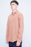 Camisa escocesa naranjo Polo Talla L Image 1