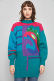 Sweater casual  multicolor premiere talla M 944