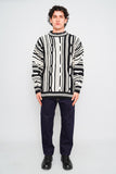 Sweater bicolor n/b Alan Stuart Talla Xl Image 3