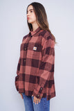 Camisa escocesa cafe Carhartt Talla Xl Image 1