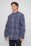 Camisa escocesa azul Carhartt Talla L Image 1
