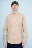 Camisa cuadrille beige ralph lauren Talla M Image 0