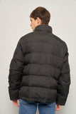 Parka casual  negro calvin klein talla L 816