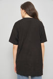 Polera casual  negro nostalgic talla Xl 157