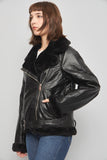 Chaqueta casual  negro abercrombie&fit talla L 973