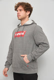 Poleron casual  gris levis talla L 467