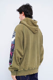 Polerón Verde h&m x jean-michel basquiat Talla M Image 2