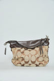 Cartera casual  café coach talla M 773