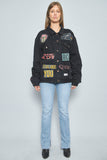 Chaqueta denim  negro lovemade talla Xl 892