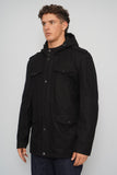 Abrigo Negro Guess Talla Xl Image 1