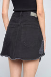 Falda casual  negro carmar talla M 801