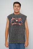 Polera Gris harley davidson Talla L
