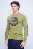 Polera Verde harley davidson Talla S Image 1