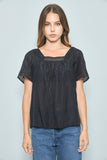 Blusa Negro J Crew Talla 6