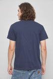 Polera casual  azul fruit of the  talla M 575