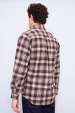Camisa escocesa cafe Carhartt Talla S Image 2