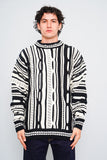 Sweater bicolor n/b Alan Stuart Talla Xl Image 0