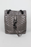 Cartera/Mochila gris serpiente Rebecca Minkoff Talla TU Image 0