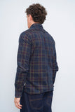 Camisa escocesa azul ben sherman Talla M Image 2