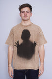 Polera Print café elfric eden Talla S 1