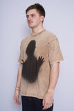 Polera Print café elfric eden Talla S 2