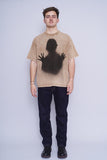 Polera Print café elfric eden Talla S 4