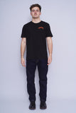 Polera Print negro fireball Talla TU 4