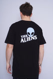 Polera Print negro the aliens Talla TU 3