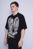 Polera Print negro real streat Talla XXL 2