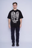 Polera Print negro real streat Talla XXL 4