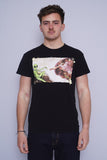 Polera Print negro madengine Talla M 1