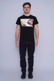 Polera Print negro madengine Talla M 4