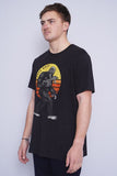 Polera Print negro black coffee company Talla XL 2