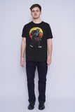 Polera Print negro black coffee company Talla XL 4