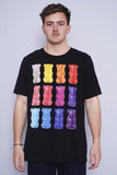 Polera Print negro canvas Talla XL 1