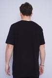Polera Print negro canvas Talla XL 3