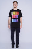 Polera Print negro canvas Talla XL 4