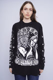 Polera Print negro KILLSTAR Talla XL 1