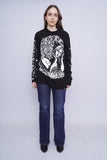 Polera Print negro KILLSTAR Talla XL 4