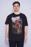 Polera Print negro marvel Talla XXL 1