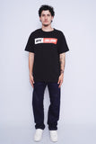Polera Print negro full send Talla L 4