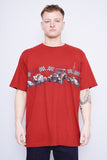 Polera Print terracota north river Talla L 1