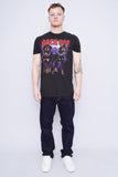 Polera Print negro dom Talla M 4