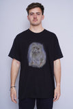 Polera Print negro gildan Talla XL 1