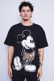 Polera Print negro disney Talla XL 1