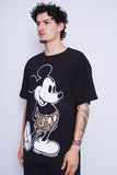 Polera Print negro disney Talla XL 2