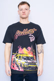 Polera Print negro dodge x reason Talla L 1